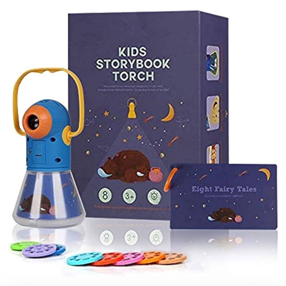 Kids Storybook Torch. Multifunctional Story Projector night light